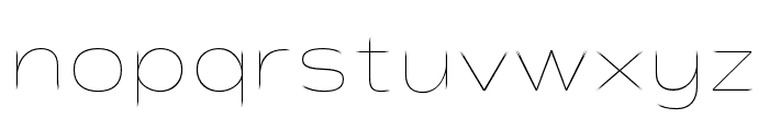 CutlerSans-Hairline Font LOWERCASE