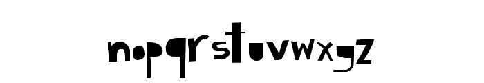 CutoutNew New Font LOWERCASE