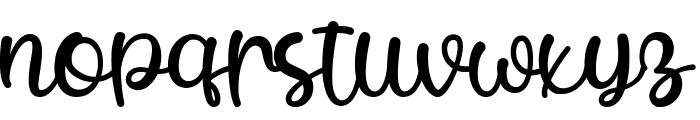 Cutties Font LOWERCASE