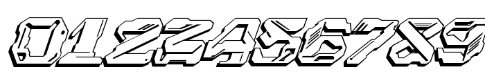 Cyber Kornea Oblique Shadow Font OTHER CHARS