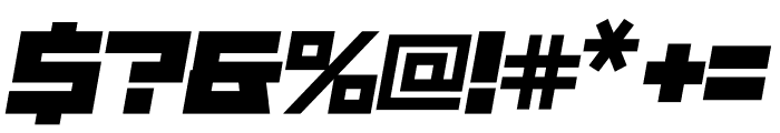 CyberCore ItalicBold Font OTHER CHARS