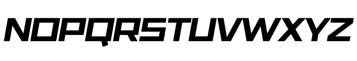 CyberCore ItalicThin Font UPPERCASE