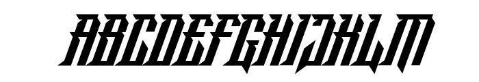 CyberGorgon-Italic Font LOWERCASE