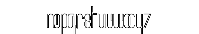 Cylindrica Font LOWERCASE