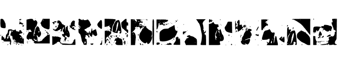 Cypress Skulls Font UPPERCASE