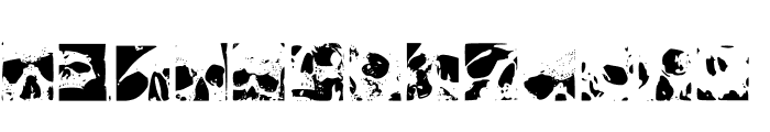 Cypress Skulls Font LOWERCASE
