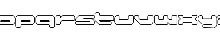 Cytone-Outline Font LOWERCASE
