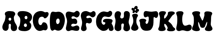 DAISY GROOVY Font LOWERCASE