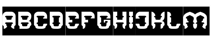 DARK FANTASY-Inverse Font UPPERCASE