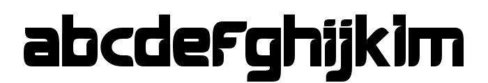 DARK FORCE Regular Font LOWERCASE