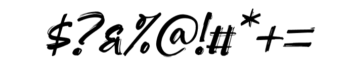 DARK THORONE Italic Font OTHER CHARS
