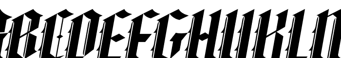 DARKMIRE Italic Font UPPERCASE