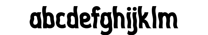 DAZHER-Regular Font LOWERCASE