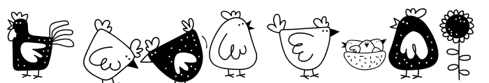 DB Chicken Little Font OTHER CHARS