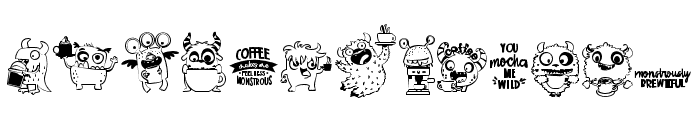 DB Coffee Monsters FONT