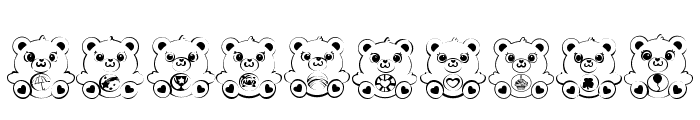 DB Friend Bears Font OTHER CHARS