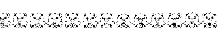 DB Friend Bears Font LOWERCASE