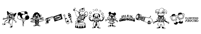 DB Jolly Circus - Clowns FONT