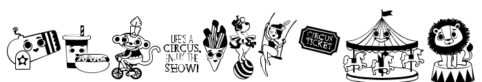 DB Jolly Circus Font OTHER CHARS
