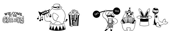 DB Jolly Circus Font OTHER CHARS