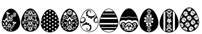 DB Spring Rhapsody - Eggs Font OTHER CHARS