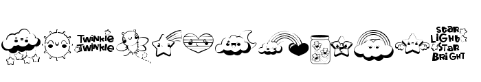 DB Twinkle Twinkle FONT