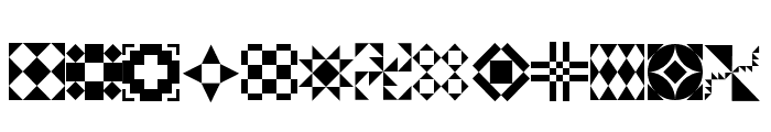DBAmishQuilt Font LOWERCASE