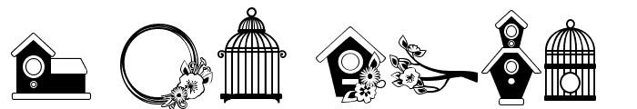 DBGirliebirdHomes Font OTHER CHARS