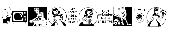 DBRetroHousewife Font OTHER CHARS