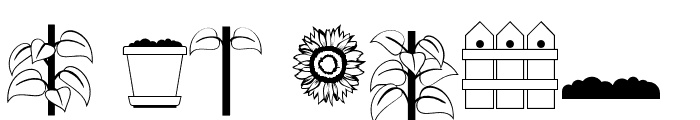 DBSunflowers Font OTHER CHARS