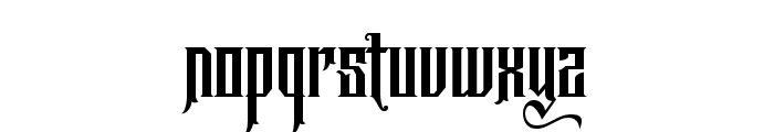 DD Gomsky Regular Font LOWERCASE