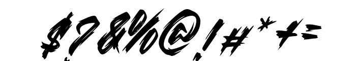 DDROCKSANE-SLANT Font OTHER CHARS