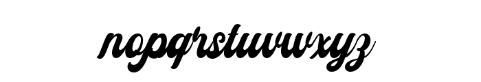 DDRasioline-Regular Font LOWERCASE