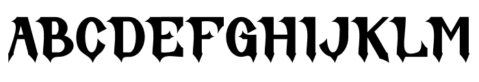DEAD FATALY Font UPPERCASE