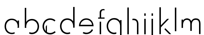 DECAD-Regular Font LOWERCASE