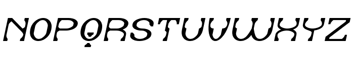 DEFAULT SYSTEM Italic Font UPPERCASE