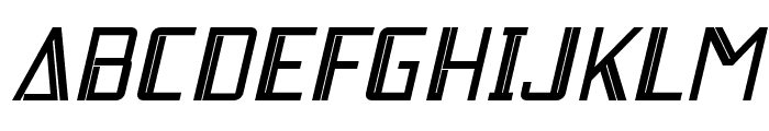 DEICHO-LightSlanted Font UPPERCASE