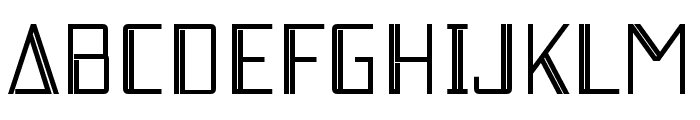 DEICHO-Thin Font UPPERCASE