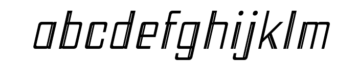 DEICHO-ThinSlanted Font LOWERCASE
