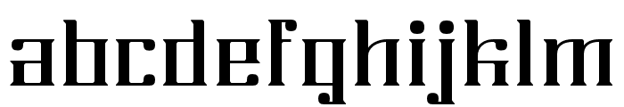 DEJA Regular Font LOWERCASE