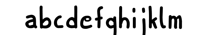 DEMICED Font LOWERCASE