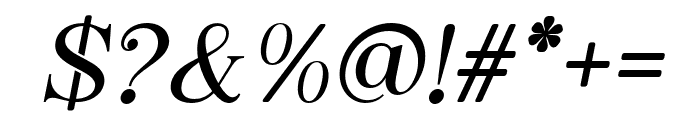DEMONATHEGUNTER-Italic Font OTHER CHARS