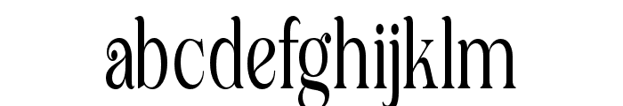 DEMONATHEGUNTER-Thin Font LOWERCASE