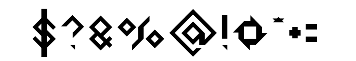 DIAMOND-Light Font OTHER CHARS