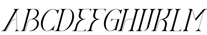 DIEGO Italic Font LOWERCASE