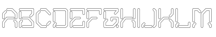 DIGITAL CURRENCY-Hollow Font UPPERCASE