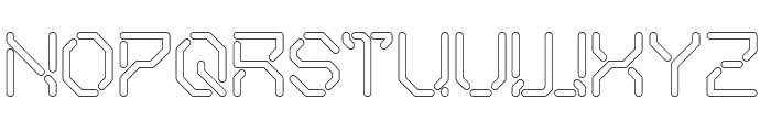 DIGITAL CURRENCY-Hollow Font UPPERCASE