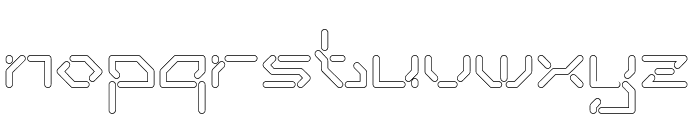 DIGITAL CURRENCY-Hollow Font LOWERCASE