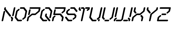 DIGITAL CURRENCY Italic Font UPPERCASE
