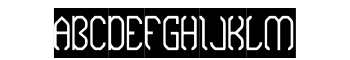 DIGITAL REVOLUTION-Inverse Font UPPERCASE